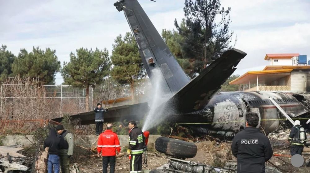 Iran military Boeing 707 cargo plane crash near Tehran