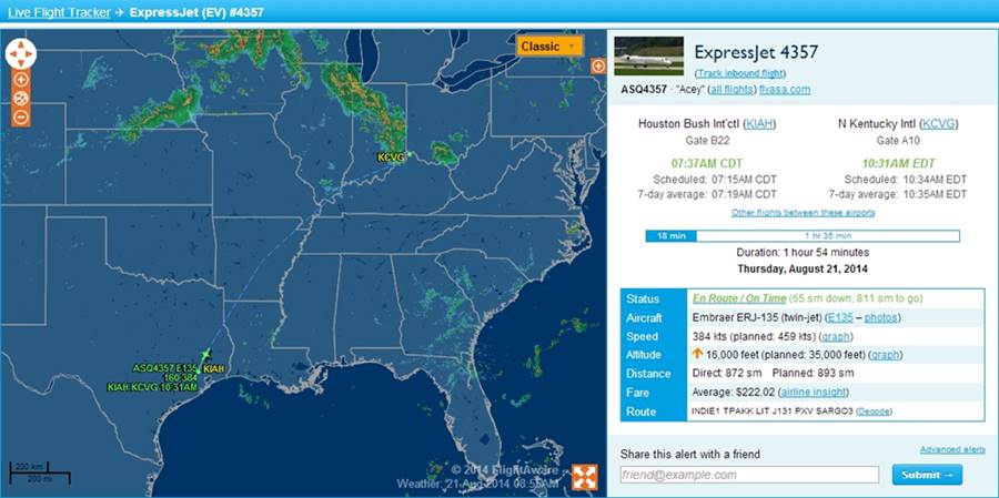 Live Flight Tracking Map by FlightAware