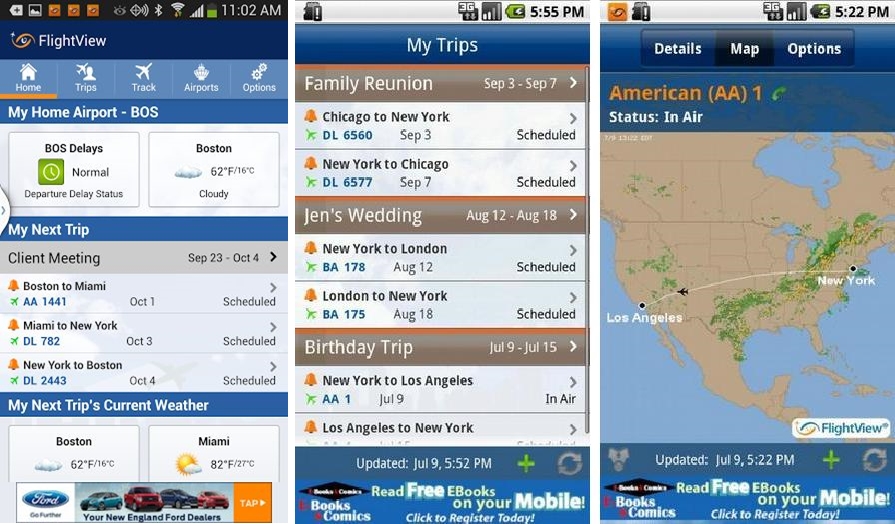 FlightView Free Flight Tracker for Android apps