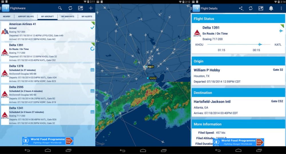 FlightAware Flight Tracker for Android