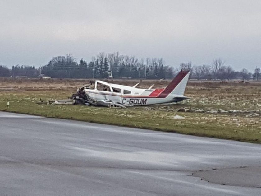 Pane Crash at Brantford Airport