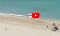 VIDEO: Small Plane Crashes on Haulover Beach