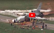 VIDEO: Plane Torn Apart in Greenville Downtown Airport Crash