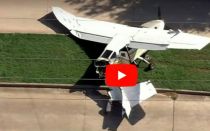 VIDEO: DEA Plane Crashes into Vehicles in Texas
